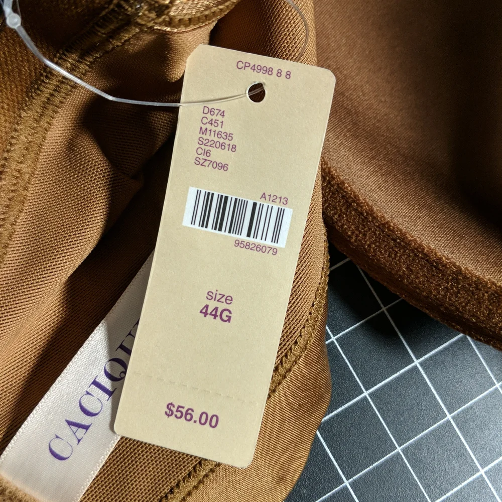 Cacique | NEW lightly lined underwire full coverage bra 44G plus size flaw - Picture 7 of 14